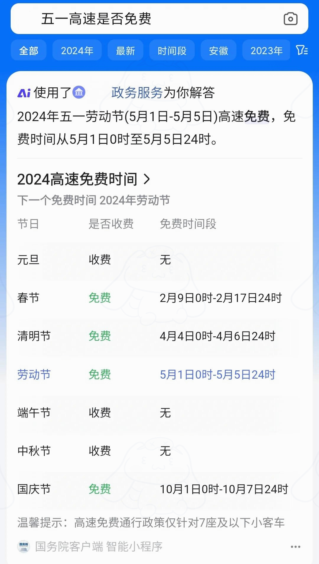 【2月8号凌晨12点下高速免费吗/二月18号高速收费吗】