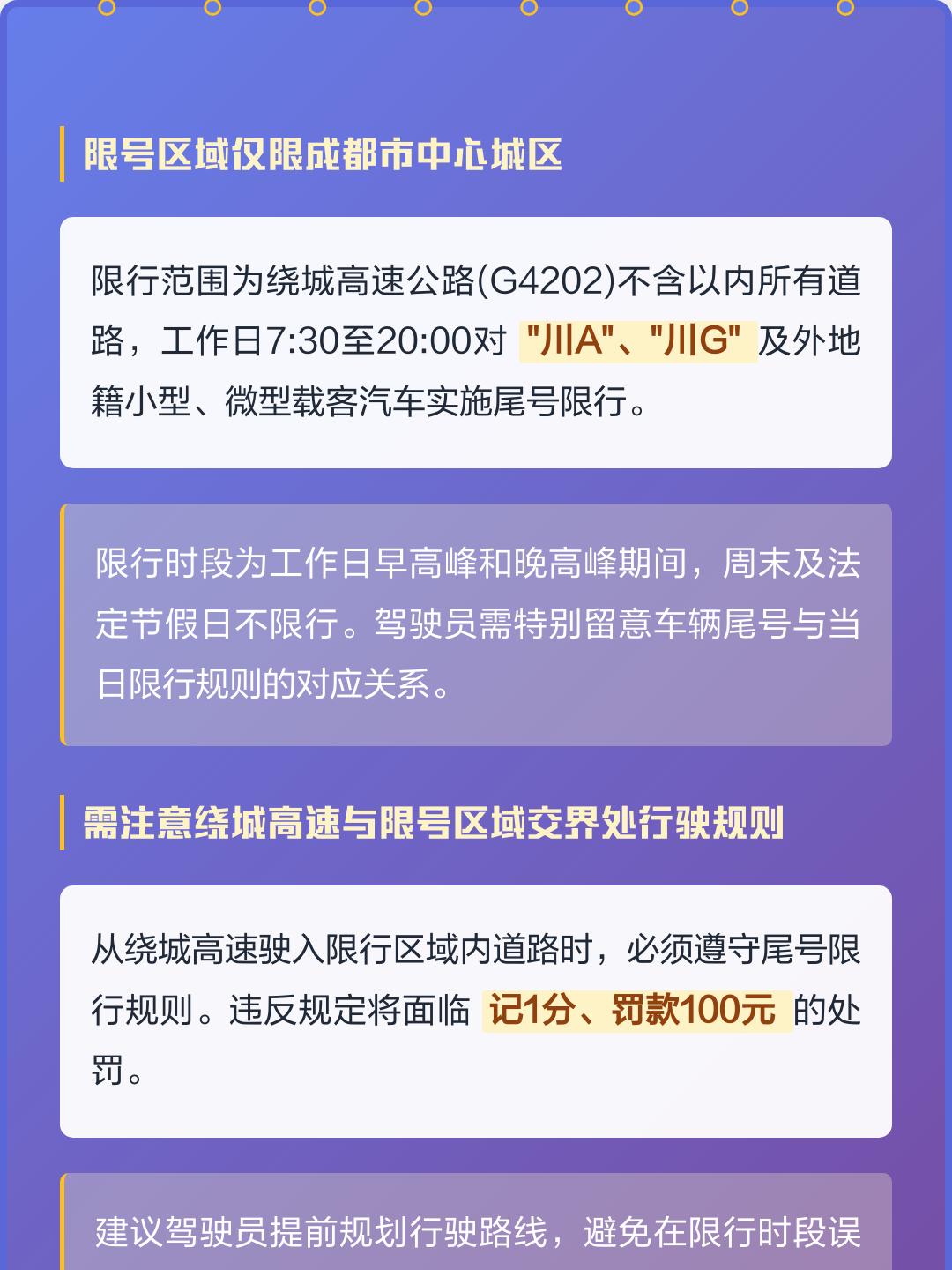 “成都4月7日恢复尾号限行” 成都尾号限号几点到几点？-第3张图片