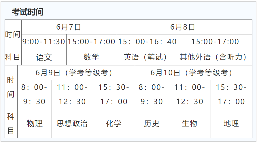 全国高考时间几月几号-我国高考是几月几号-第1张图片