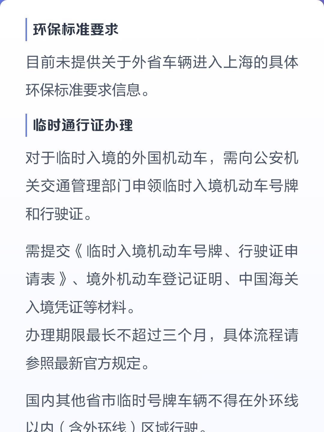 上海限行新规〃上海限行新规总结