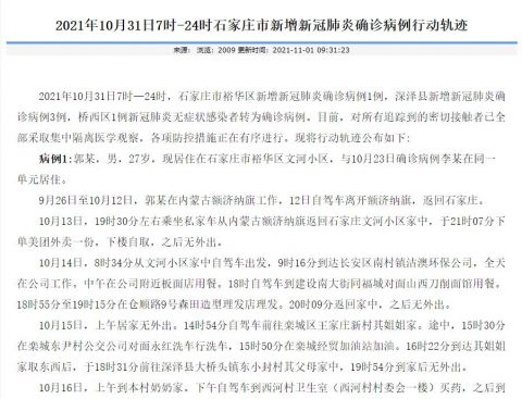 【石家庄市疫情最新情况/石家庄官方网站最新消息】