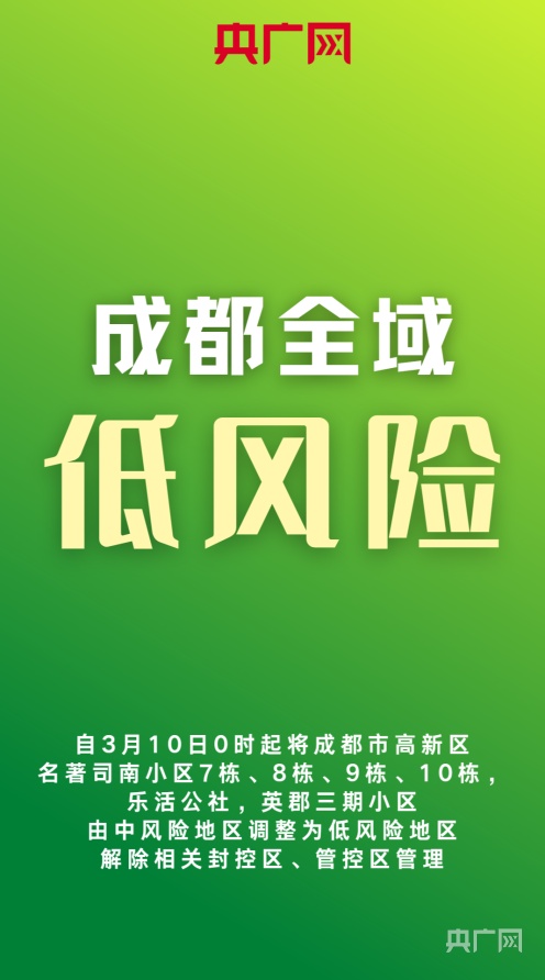 「成都市新增一个高风险地区」〃成都市新增一个高风险地区有哪些