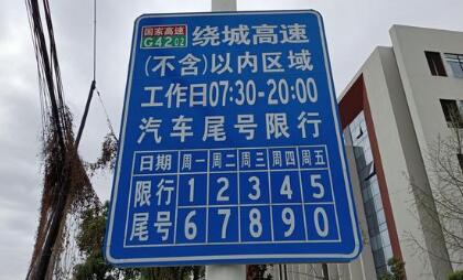 成都限行时间新规2020年9月〃2026成都限行新规尾号字母