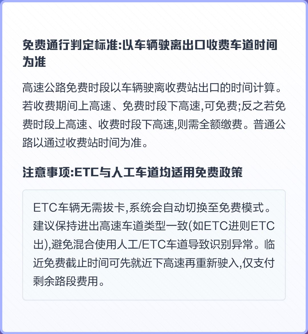 2022年高速免费时间表最新公布日,2022年高速免费时间表最新公布日期
